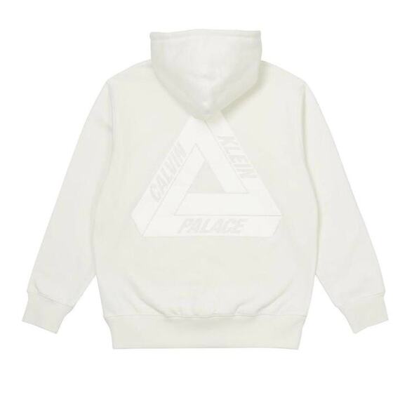 Palace x Calvin Klein Tri Ferg Hoodie White - Picture 1 of 3